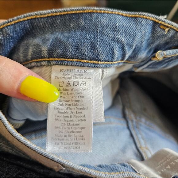 Everlane Classic Cheeky Crop Jean NWOT - Picture 8 of 9